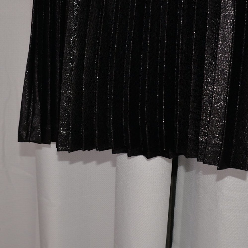 Silvian Heach Metallic Pleated Skirt Sz S - Picture 7 of 11